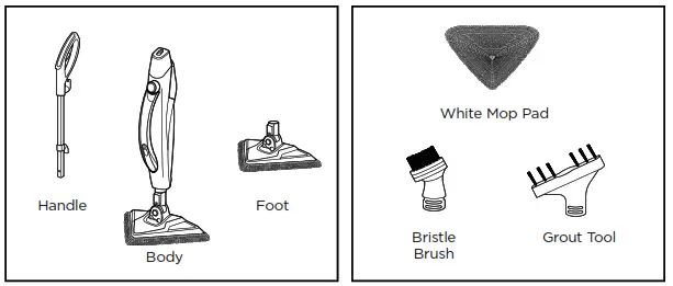 Bissell 2078 Series Poweredge Steam Mop - Box