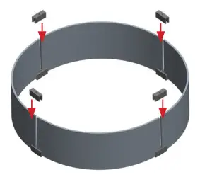 THE OUTDOOR GREATROOM Round Glass Guard - fig 2