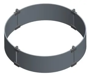 THE OUTDOOR GREATROOM Round Glass Guard - fig 4