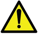 WARNING yellow Z