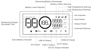 ECOFLOW B083FR3762 DELTA Max Portable Power Station - LCD Screen