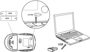 2.4 GHz Wireless Mode Connection