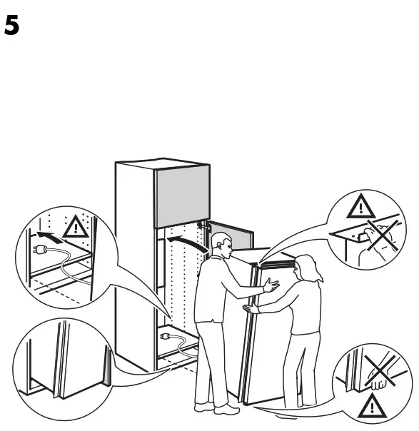 IKEA FORKYLD Fridge with Freezer Compartment-FÖRKYLD 6