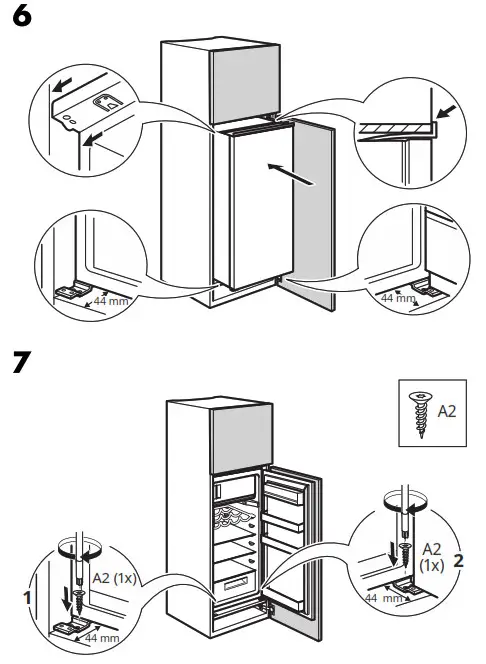 IKEA FORKYLD Fridge with Freezer Compartment-FÖRKYLD 7