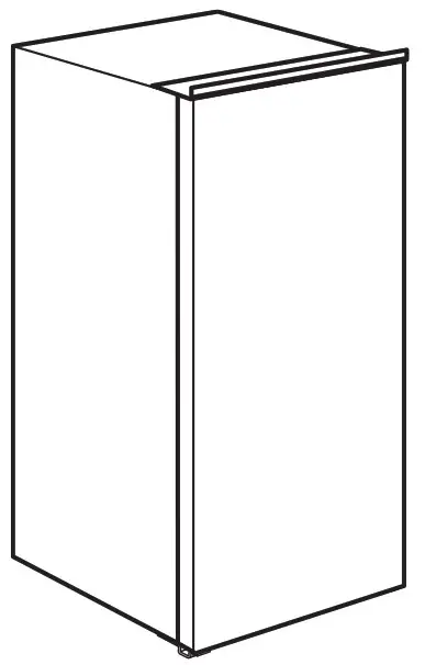 IKEA FORKYLD Fridge with Freezer Compartment-1