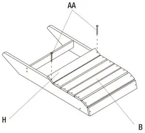 SERWALL Adirondack Chair Weather Resistant Patio Chair - 2