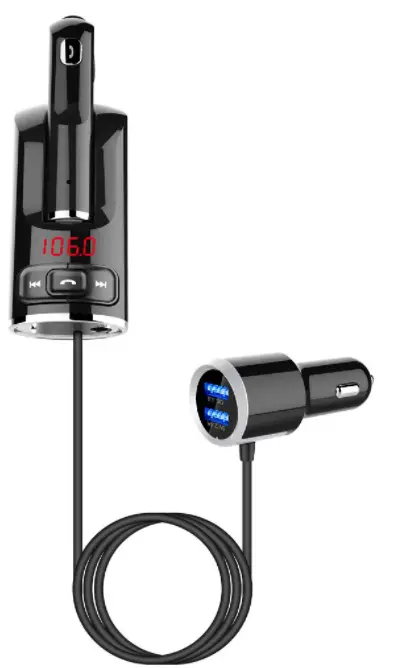 GLOBAL Bluetooth Car Charger with Headset BC46T