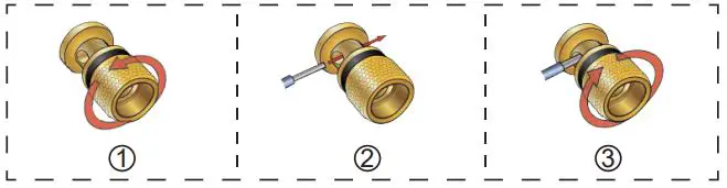 Fosi Audio DA-2120C Bluetooth Amplifier User Manual - Bare wire connection illustration