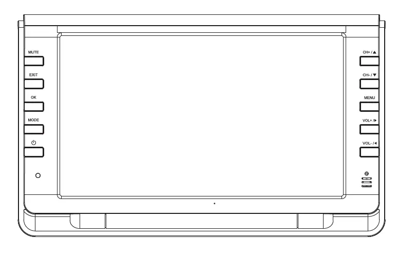Sharper Image Portable Tv / Digital Media Player User Manual