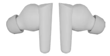 ZVOX AccuVoice AV30 True Wireless Earbuds with Active Noise Cancellation - Left and right