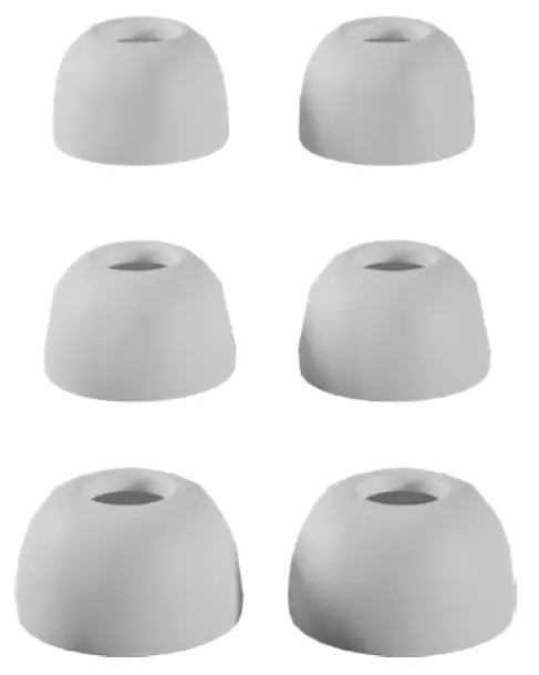 ZVOX AccuVoice AV30 True Wireless Earbuds with Active Noise Cancellation - MATCHING DOMES