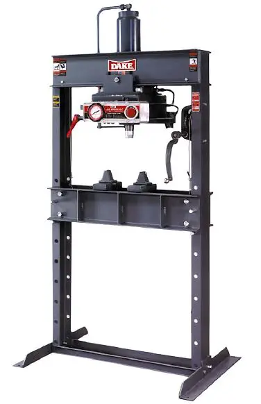 DAKE 6-450 Air-Operated Hydraulic Press Air Pump