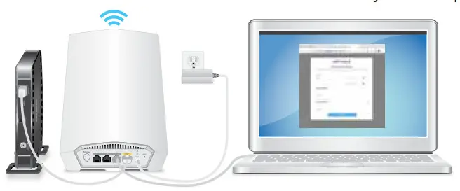 NETGEAR AX5400 Orbi Pro WiFi 6 Mesh System- Internet connection