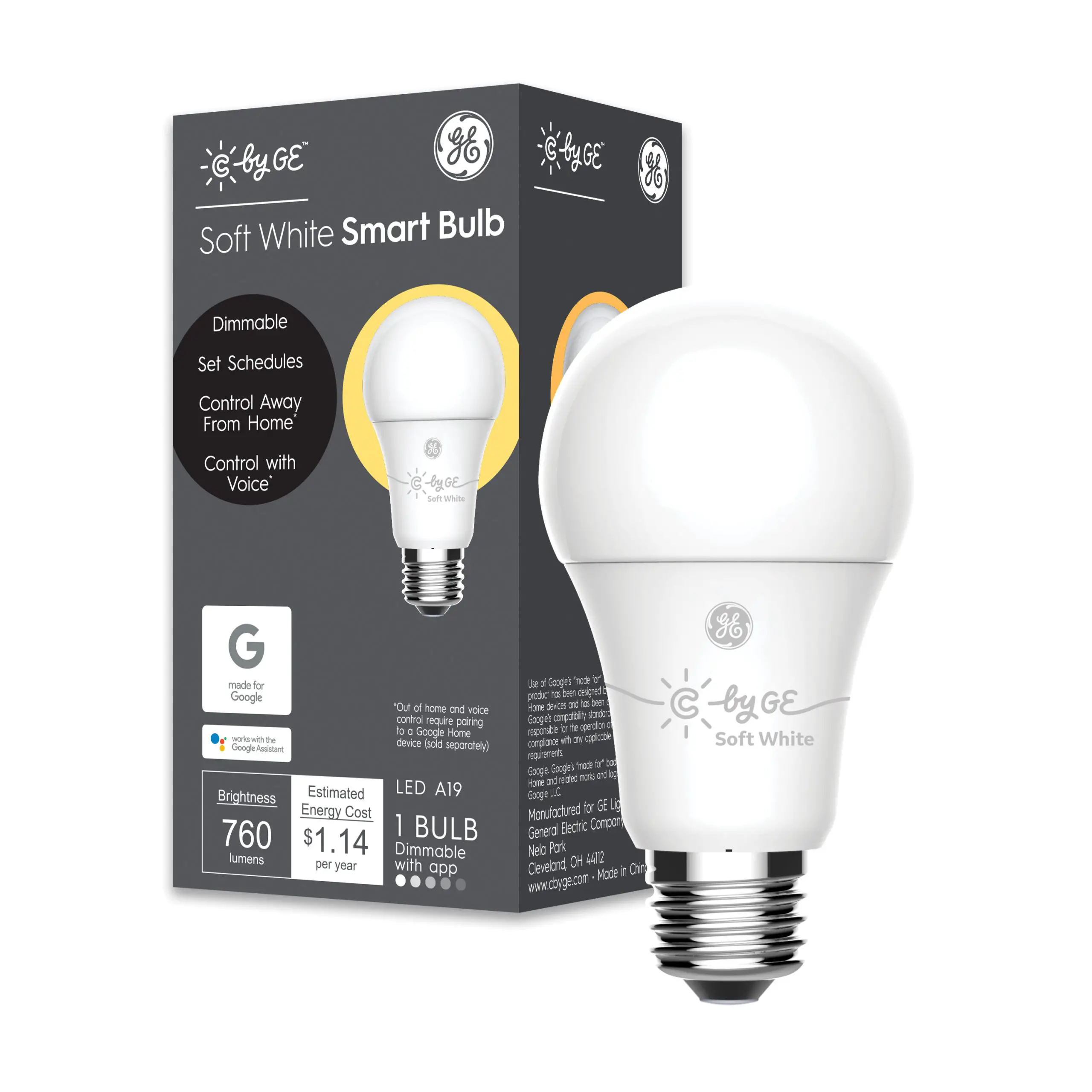 Soft White A19 Smart Bulb