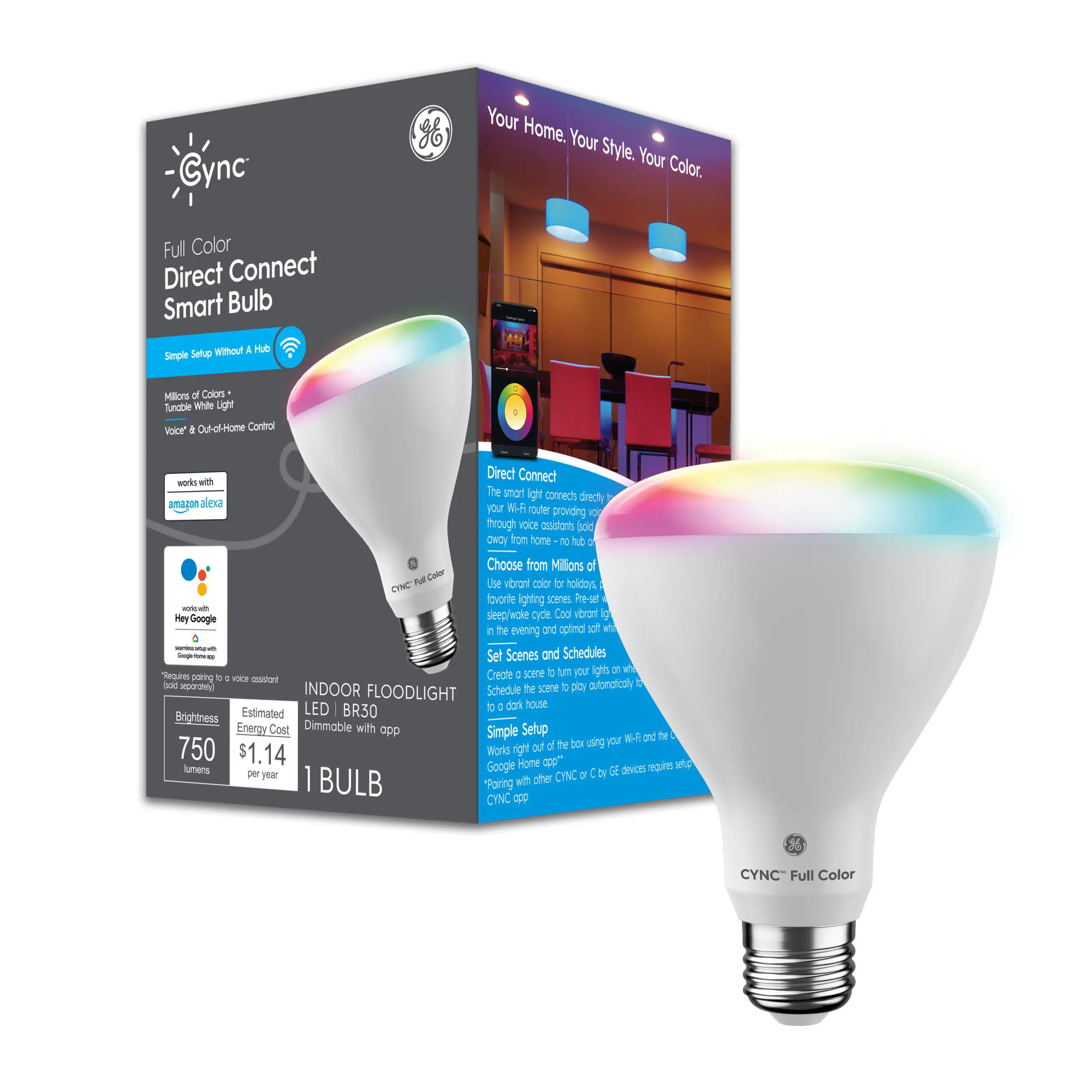 Full Color BR30 Smart Bulb