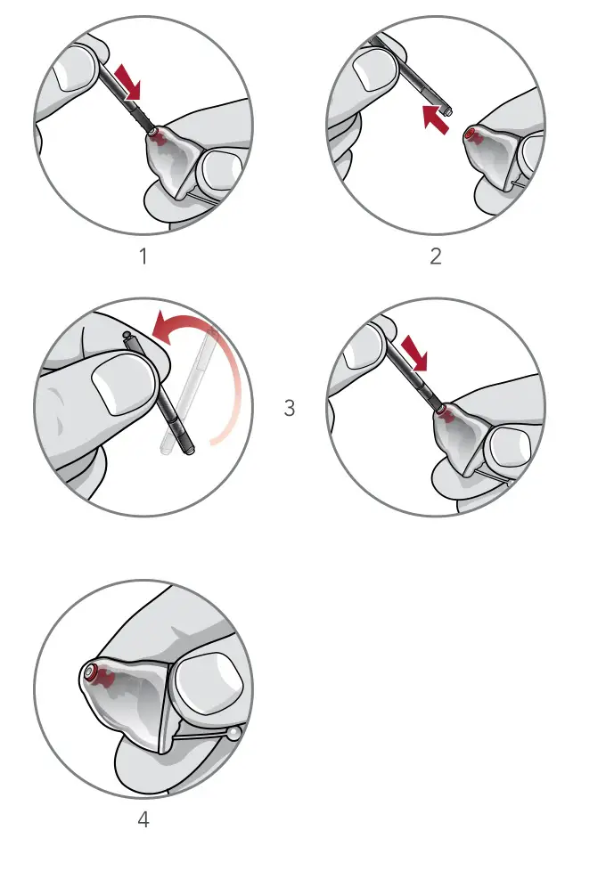 AGX Evolv AI Hearing Aids - Hear Clear Receiver Wax Guards
