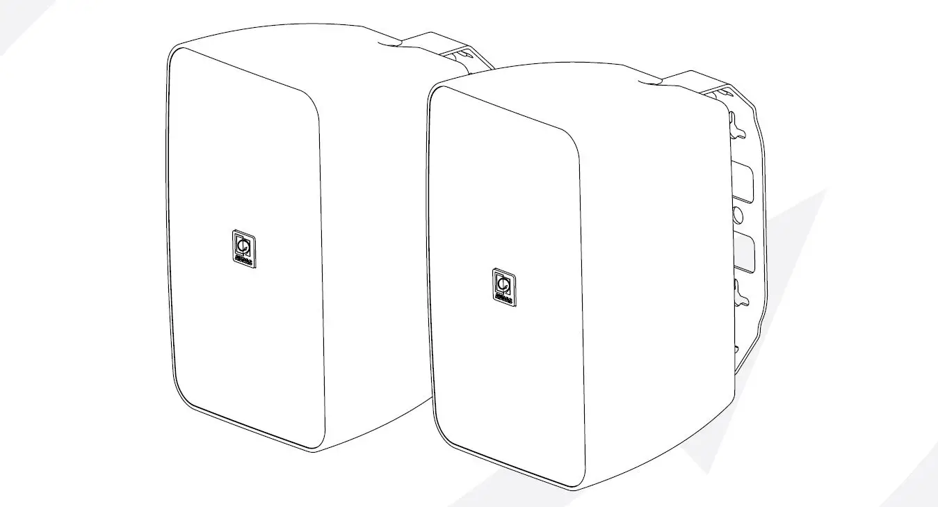 Audac Ares5a 2 Way Stereo Active Speaker System User Manual