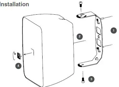 AUDAC ARES5A 2 Way Stereo Active Speaker System FIG 11