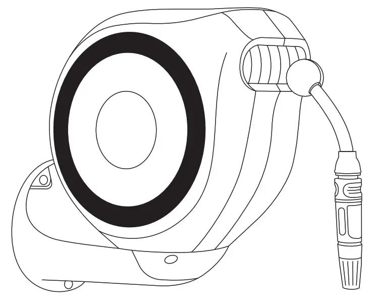GARDENA RollUp S Wall Mounted Hose Box