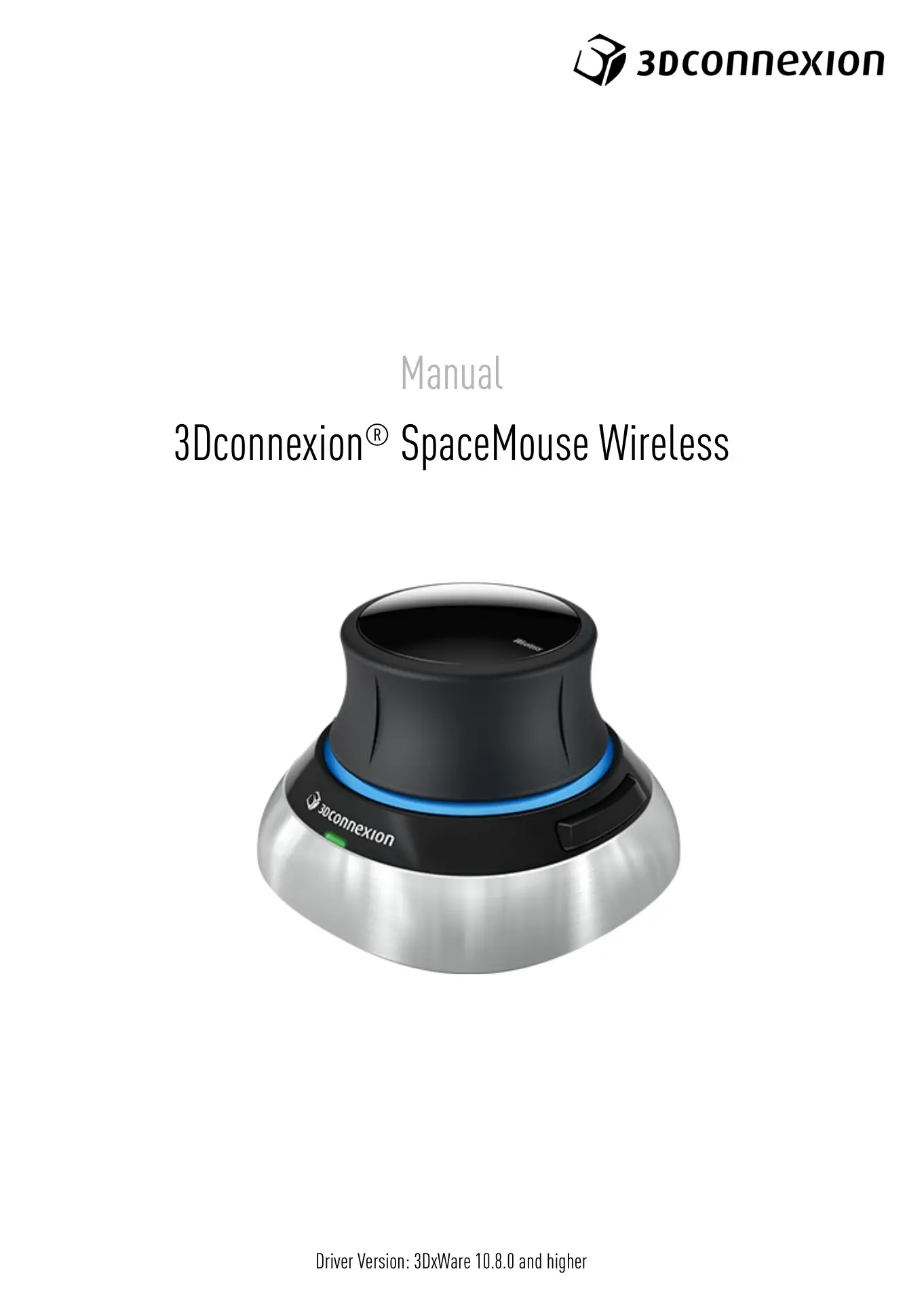 3Dconnexion 3DX-700084 SpaceMouse Wireless User Guide