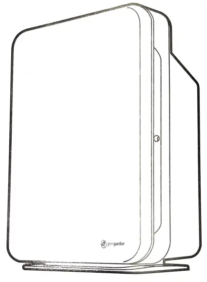 guardian technologies AC5900 Allergen and Odor Reducing Air Cleaning System-