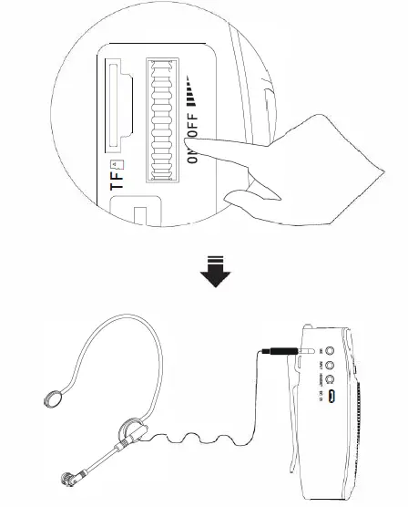 WinBridge M700 Plus Voice Amplifier Portable Speaker FIG 2