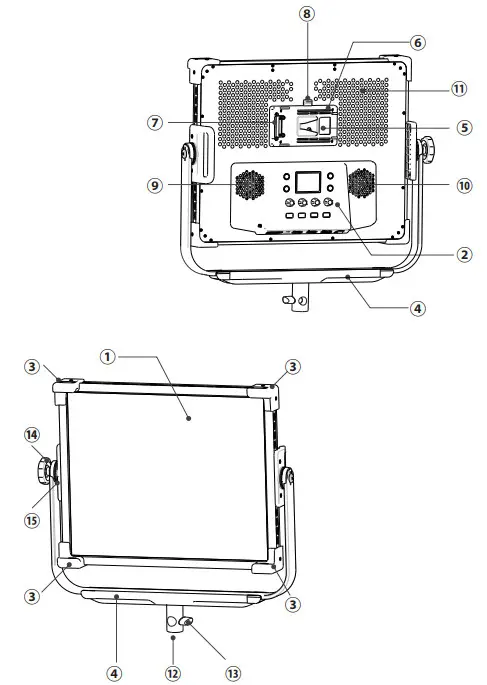 Godox LD75R LED Video Light- Name of Body