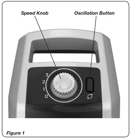 Lasko U35105 Oscillating High Velocity Fan - OPERATION