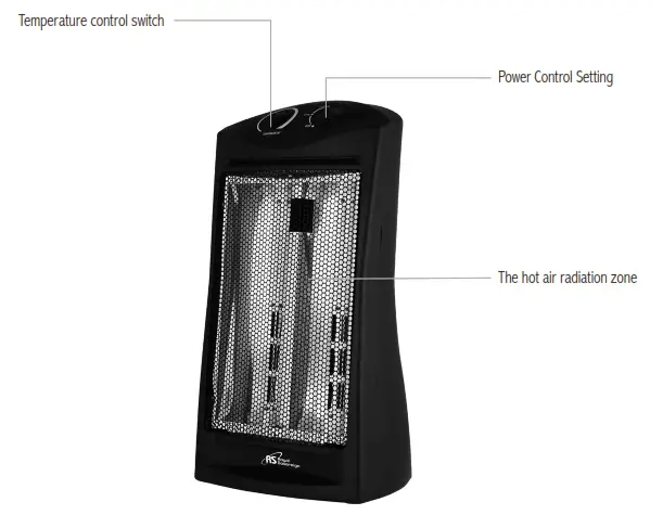 Royalsovereign Infrared Tower Heater - Description