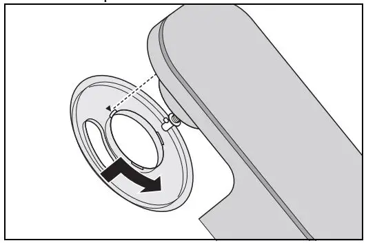 FIG 5 Mounting the splash guard