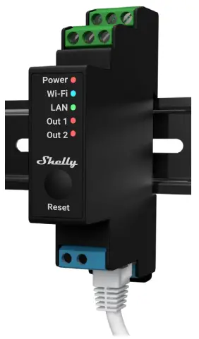 Shelly PRO-2PM 2 Circuit Wi-Fi Relay Switch With Power Measurement