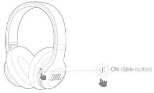 Turn on the headphone