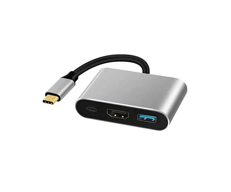 Bauhn Ampdq-1221-2a 3 In 1 Usb-c Adaptor User Guide