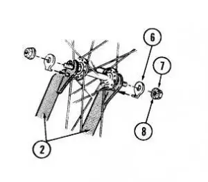 FIG 4 Front Wheel Assembly