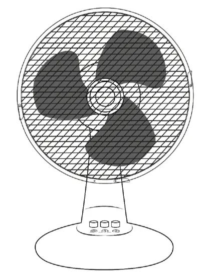 Russell Hobbs RHPDF0911 9 Inch Desk Fan
