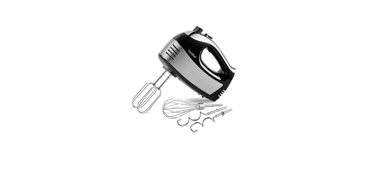 Vonhaus 2000072 Black Hand Mixer Instruction Manual