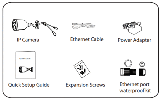 FOSCAM S41 Security Camera - Package Contents