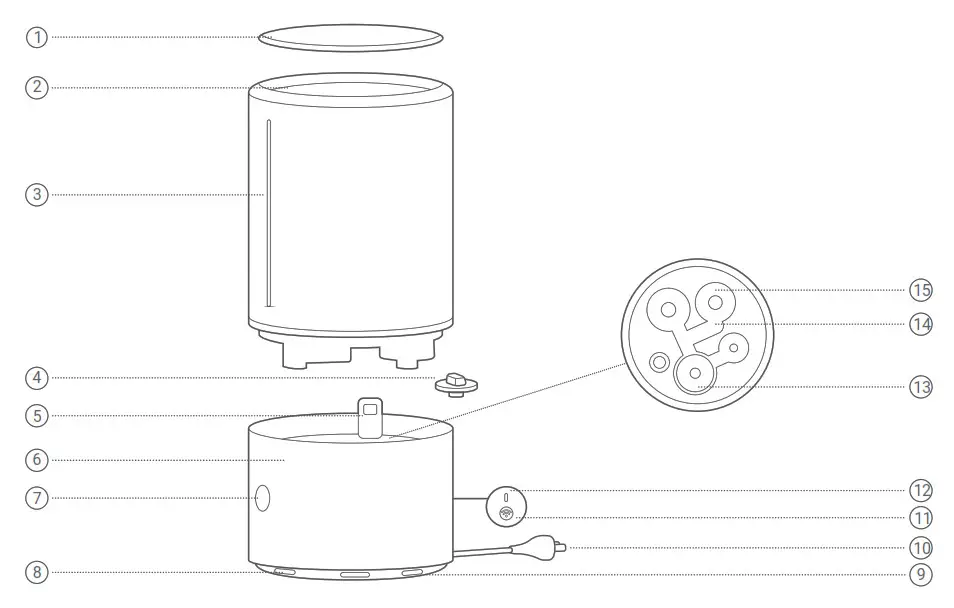Smart Antibacterial Humidifier - Product Overview