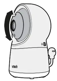 vtech Smart Wi-Fi 1080p Video Monitor - Adjust