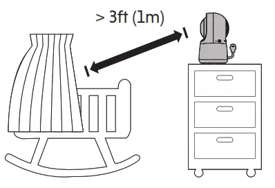 vtech Smart Wi-Fi 1080p Video Monitor - Place