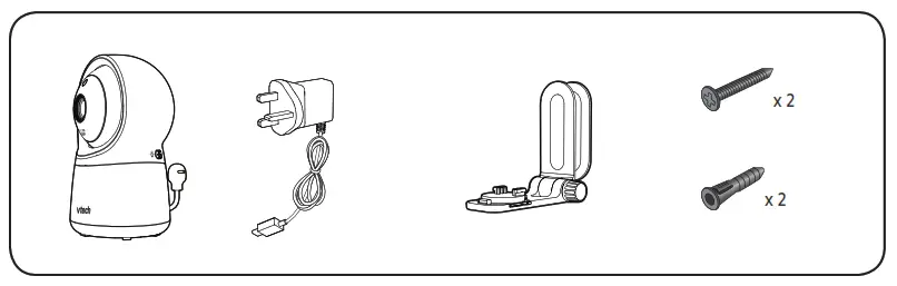 vtech Smart Wi-Fi 1080p Video Monitor - box