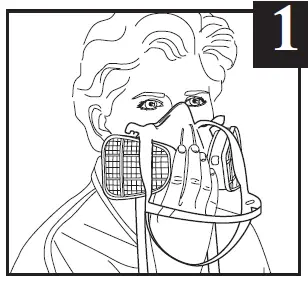 Place the respirator