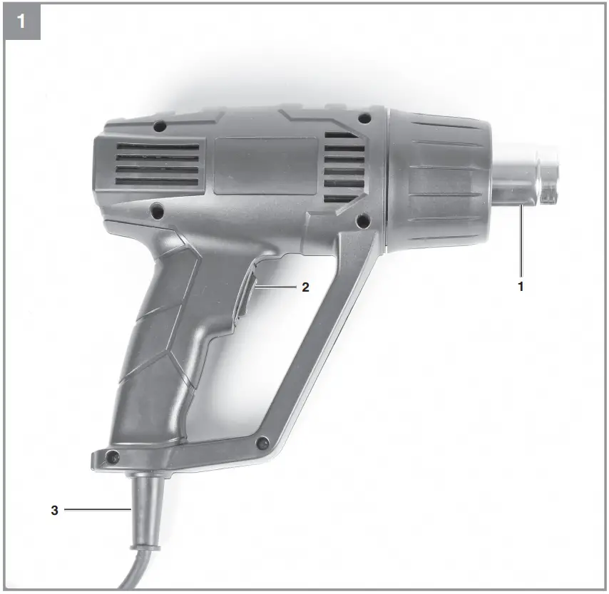 Einhell TH HA 2000-1 Hot Air Gun - Fig 2