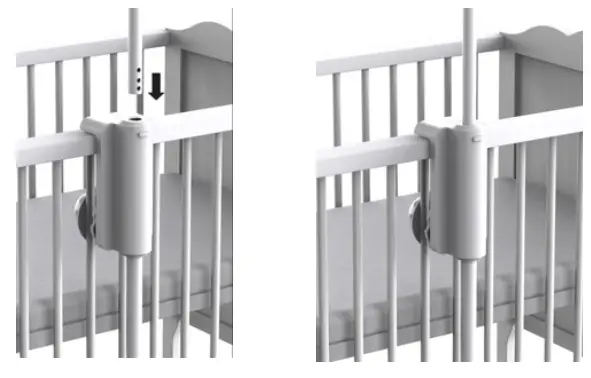 motorola Halo+ HD Baby Monitor's Insert the Top