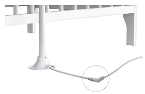 motorola Halo+ HD Baby Monitor's electrical outlet