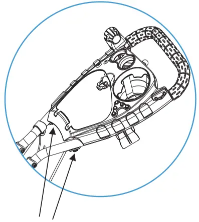 serenelife SLGZ48 Foldable 3-Wheel Click the elastic strap