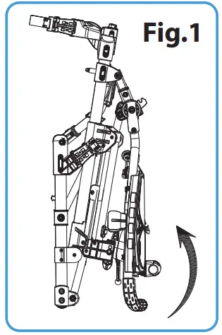 serenelife SLGZ48 Foldable 3-Wheel Fig.1