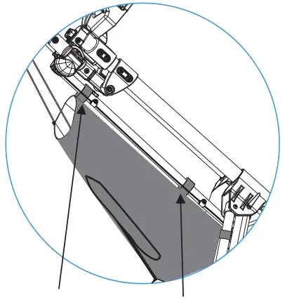 serenelife SLGZ48 Foldable 3-Wheel second velcro