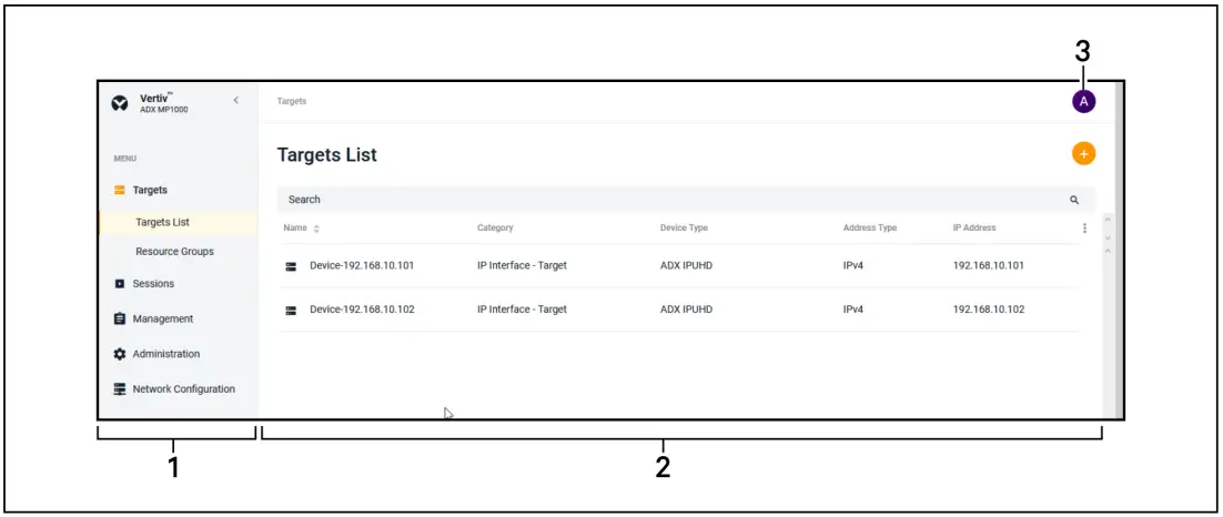 VERTIV AVOCENT ADX MP1000 Management Platform - fig1