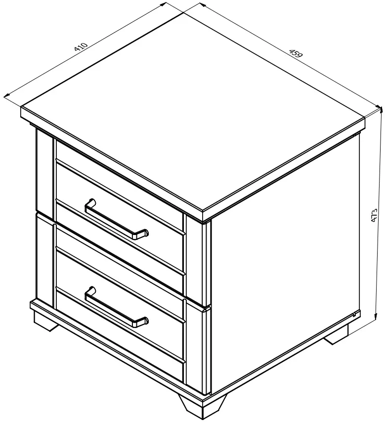 FORMA IDEALE UNI NO2F BEDSIDE TABLE - fig2